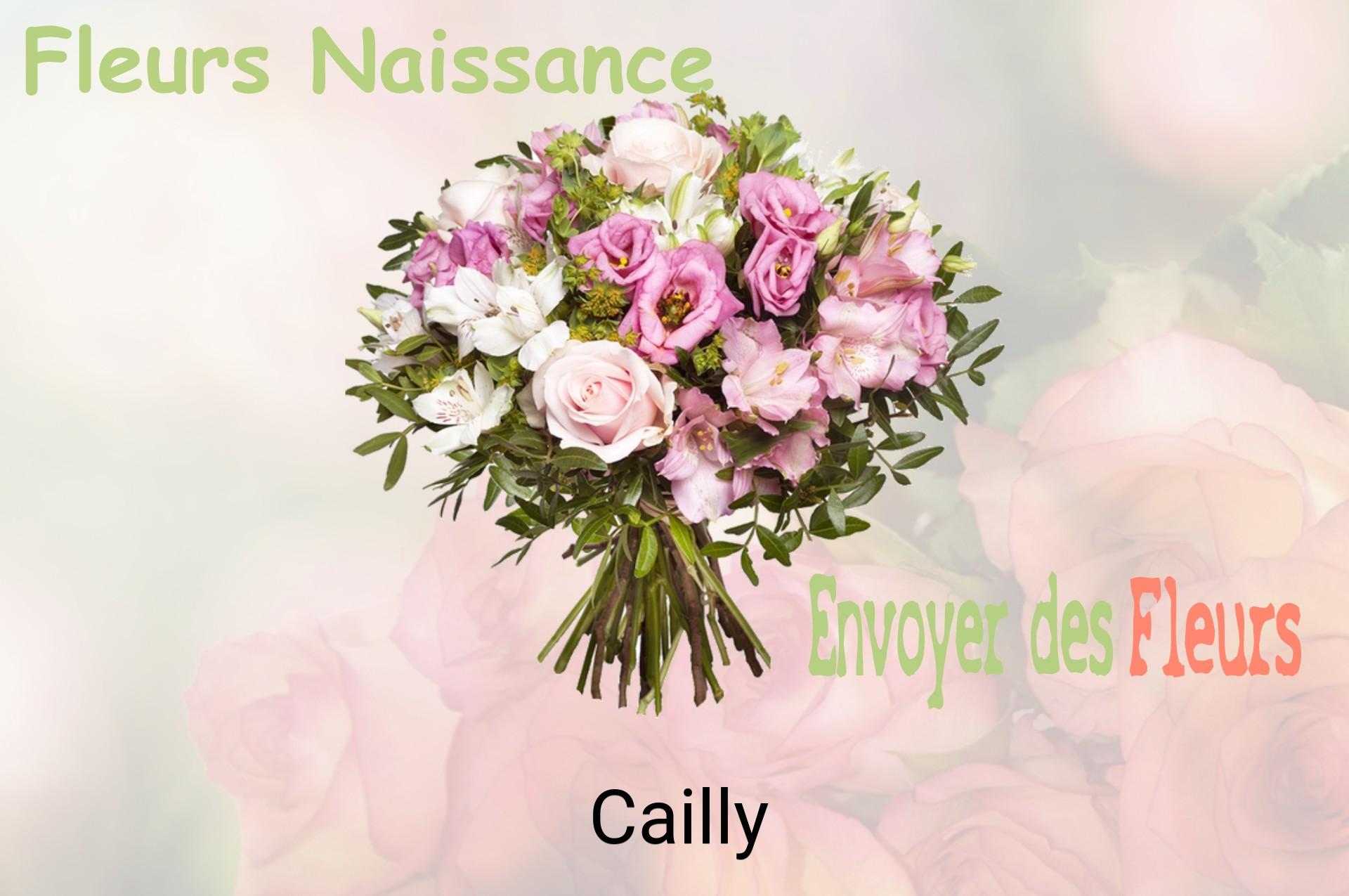 Bouquet de fleurs de naissance livré à Cailly